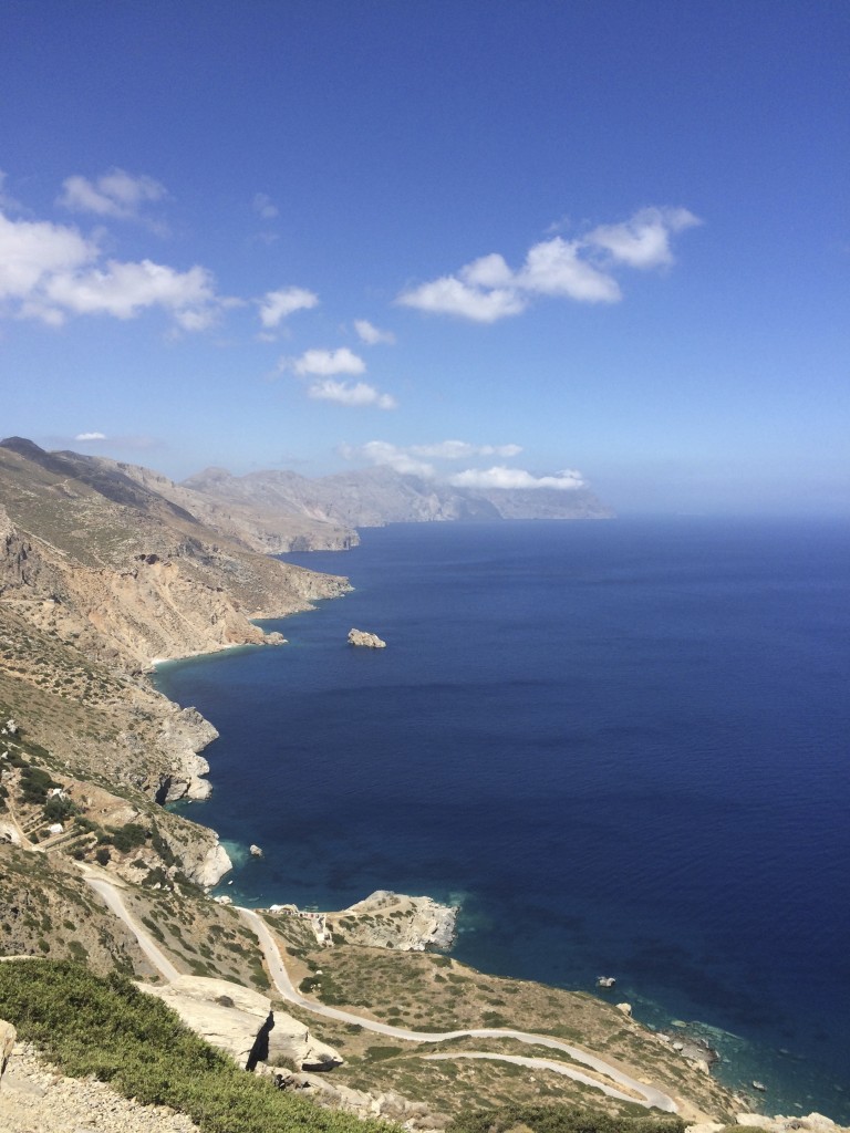 Gorgeous Amorgos, an amazing place to rent a motor scooter. Photo credit: Heidi Sarna