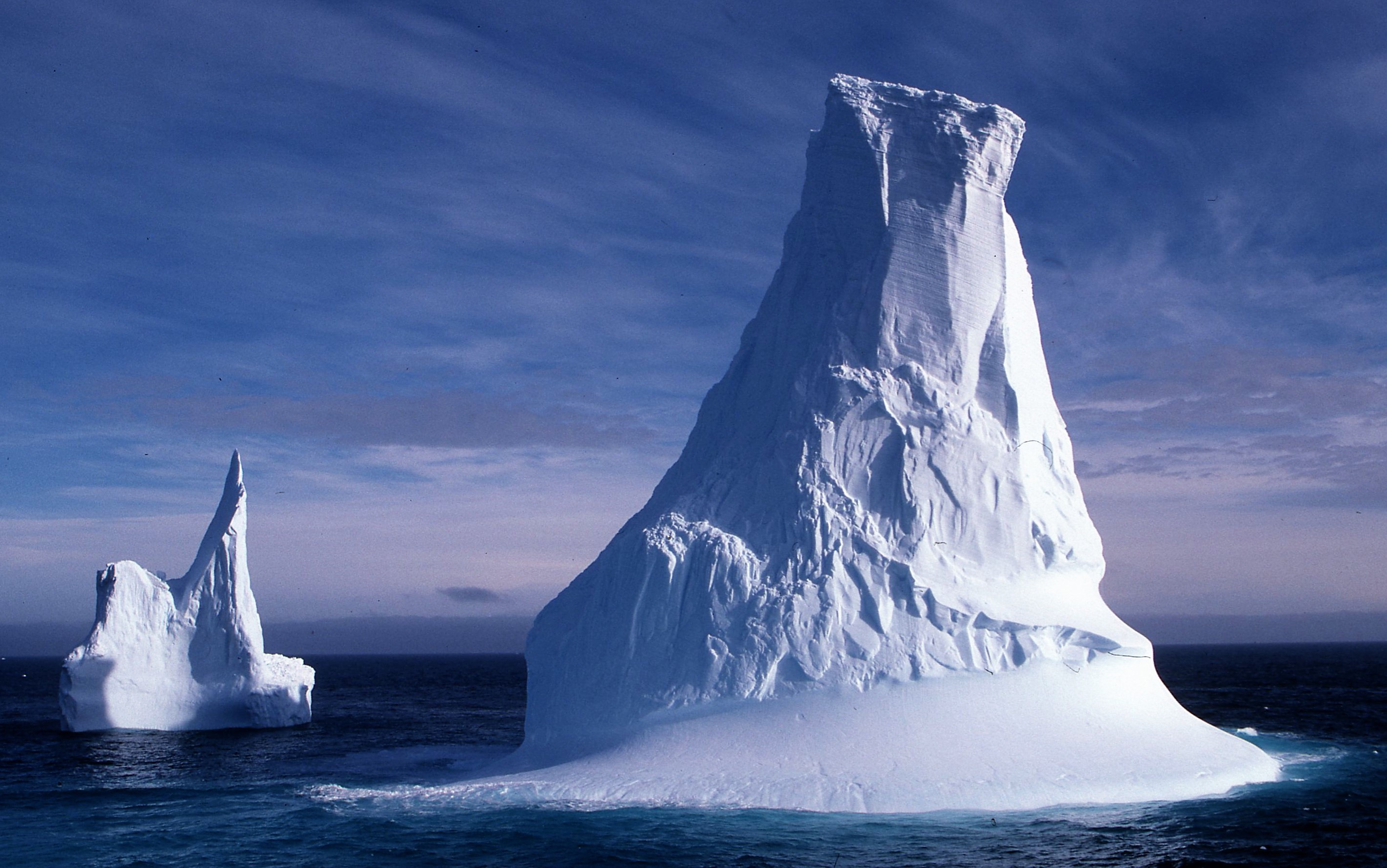 Check out these 250-foot ice flows in Antarctica. * Photo: Ted Scull