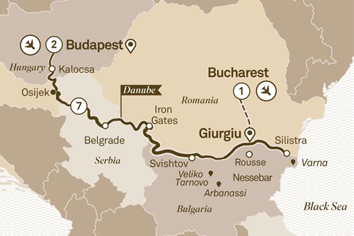 Eastern Europe Danube River