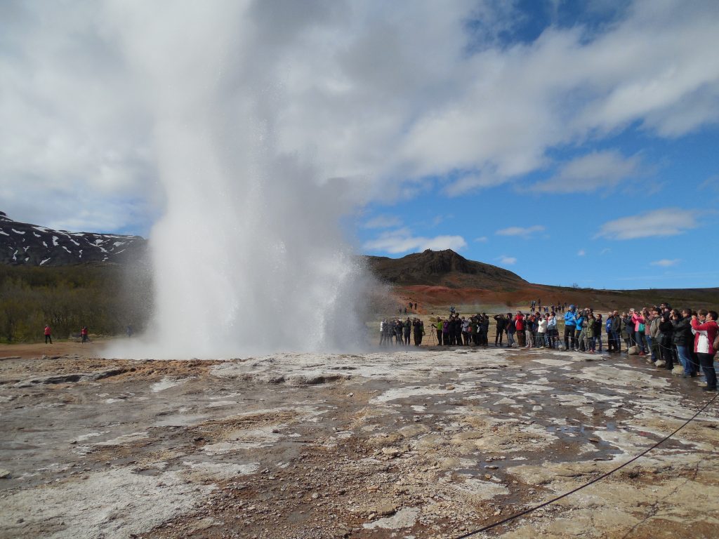 Geysir National Park on Golden Route in the Reykjavik area Randy Mink e1513052096363