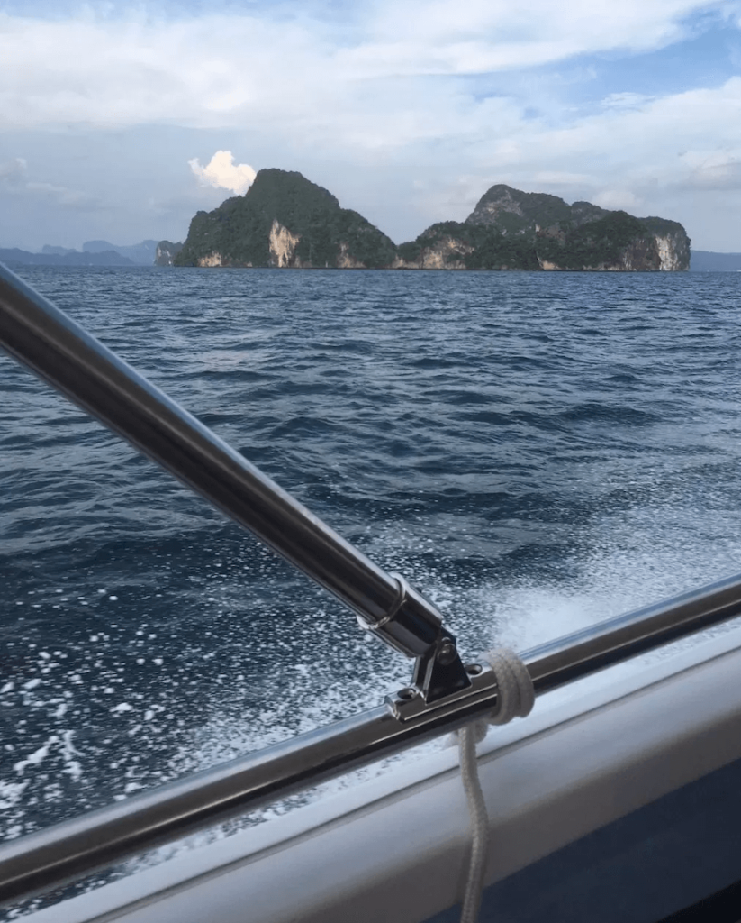 Star Clippers in Thailand offers a speedboat ride to James Bond Island