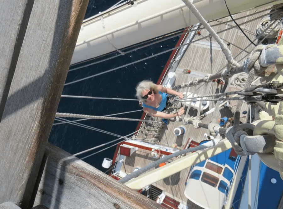 Star Clippers in Thailand features lots of time on deck including climbing the masts