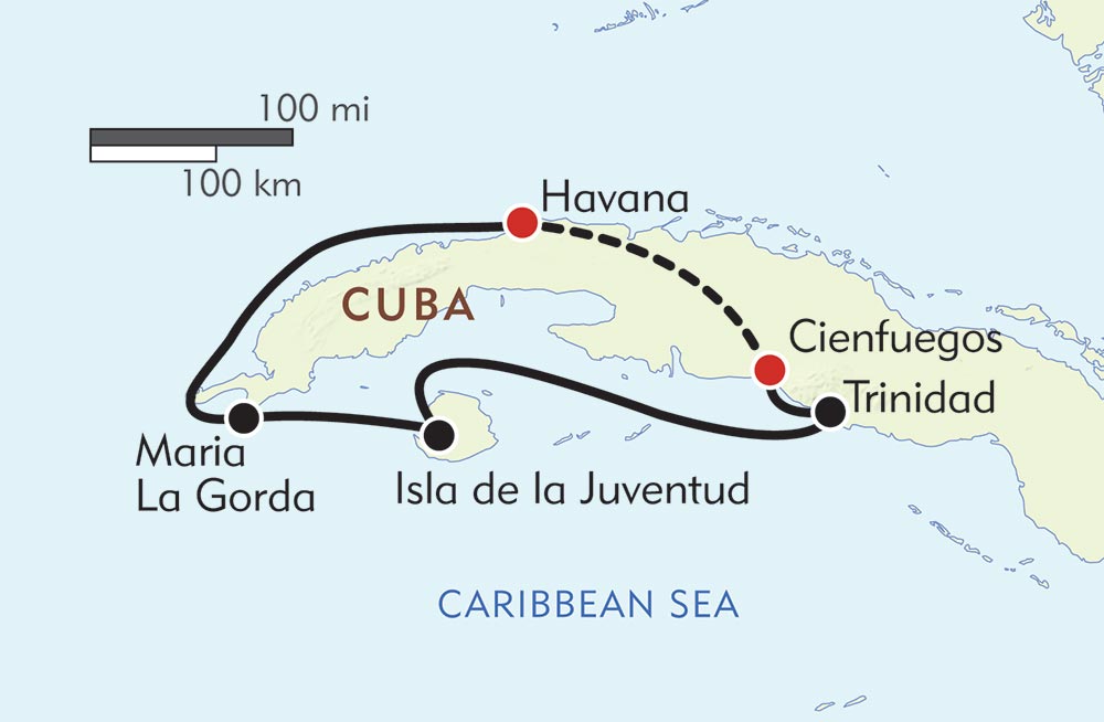 small ship Cuba cruise