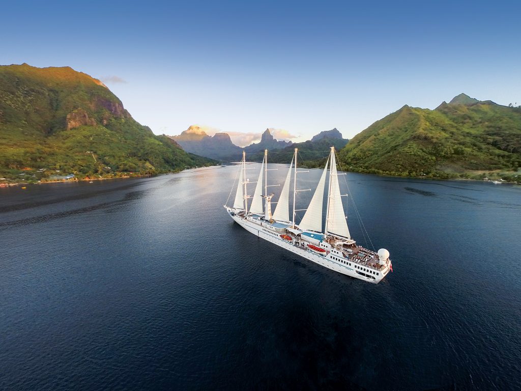 Windstar Cruises Wind Surf in French Polynesia