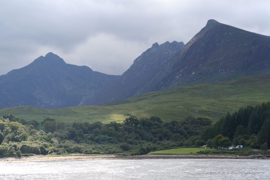 Firth of Clyde scenery on a Scotland cruise