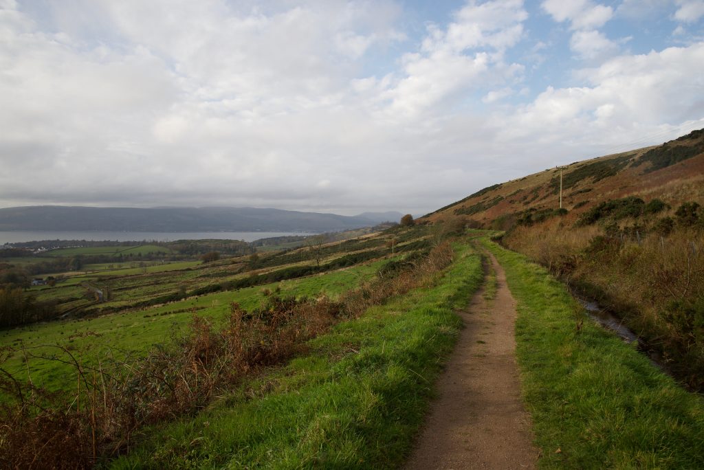 path on Hebridean Princess trek