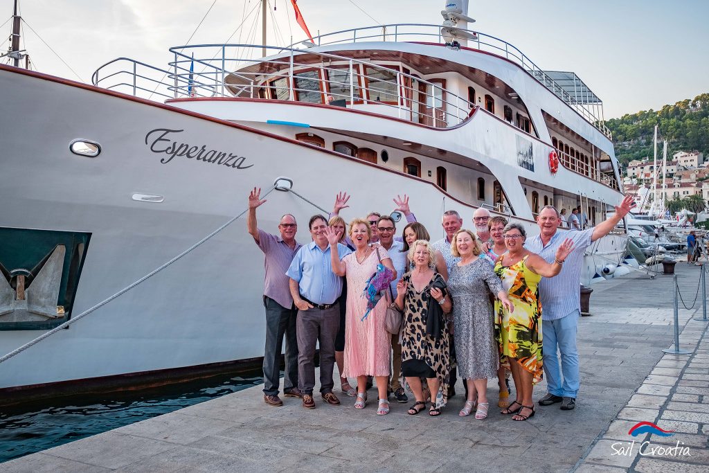 A group aboard the Esperanza