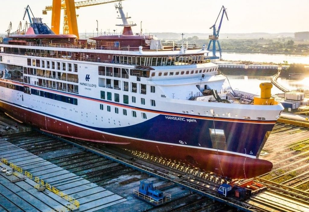 Hanseatic Spirit is a New Small Oceangoing Cruise Ships