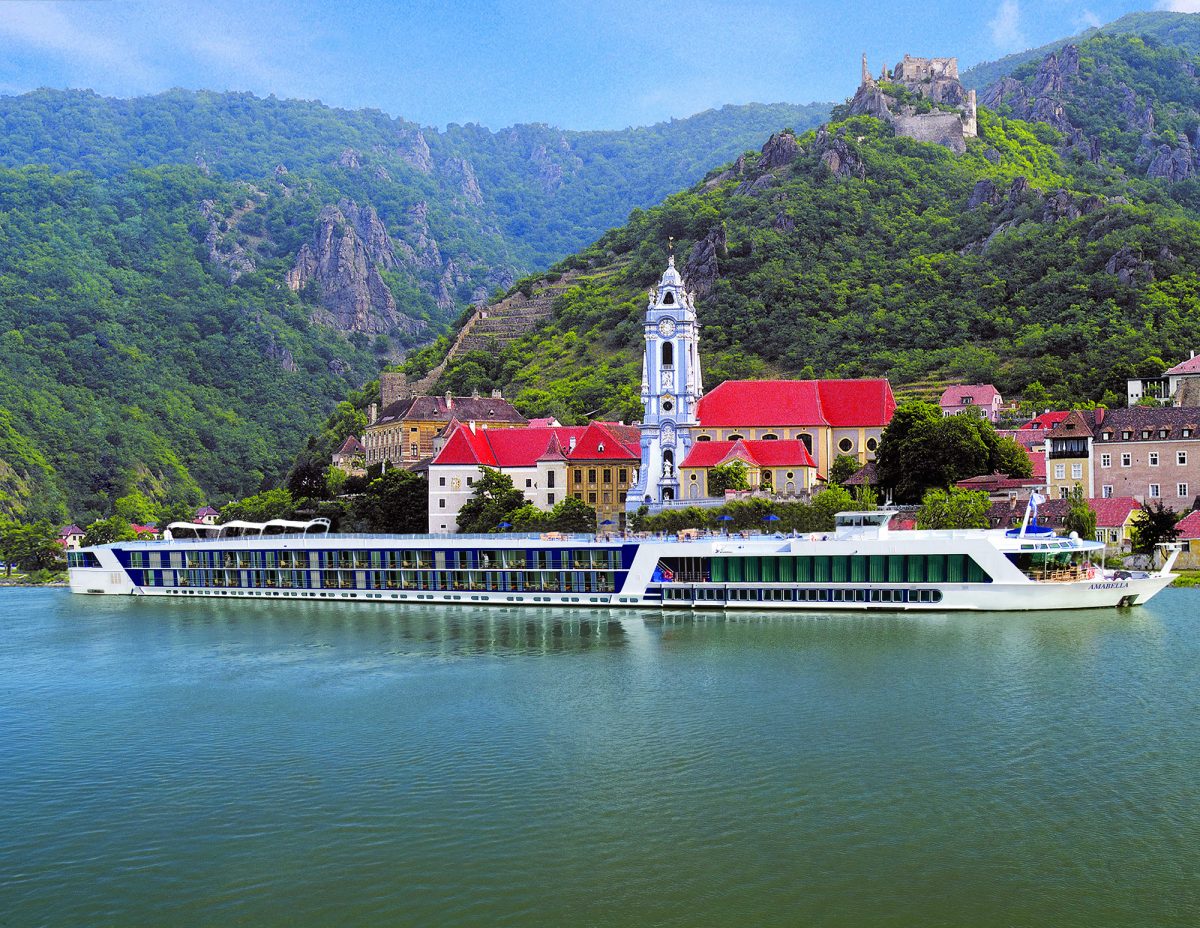 AmaWaterways 22Ultimate Cruise Flexibility22 policy applies to 2021 Europe and Asia river cruises booked by Jan. 31. Here AmaBella at Durnstein Austria Photo AmaWaterways copy scaled 1