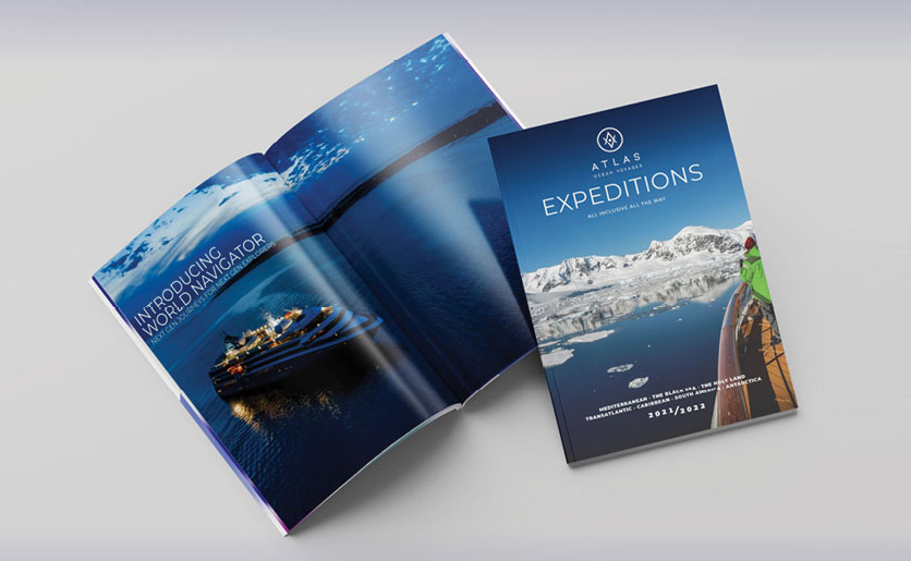 Atlas Ocean Voyages released its first brochure covering World Navigators 2021 inaugural season Photo Atlas Ocean Voyages