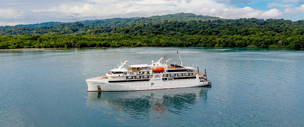 Coral Expeditions flagship Coral Adventurer is going to resume sailing in January Photo Coral