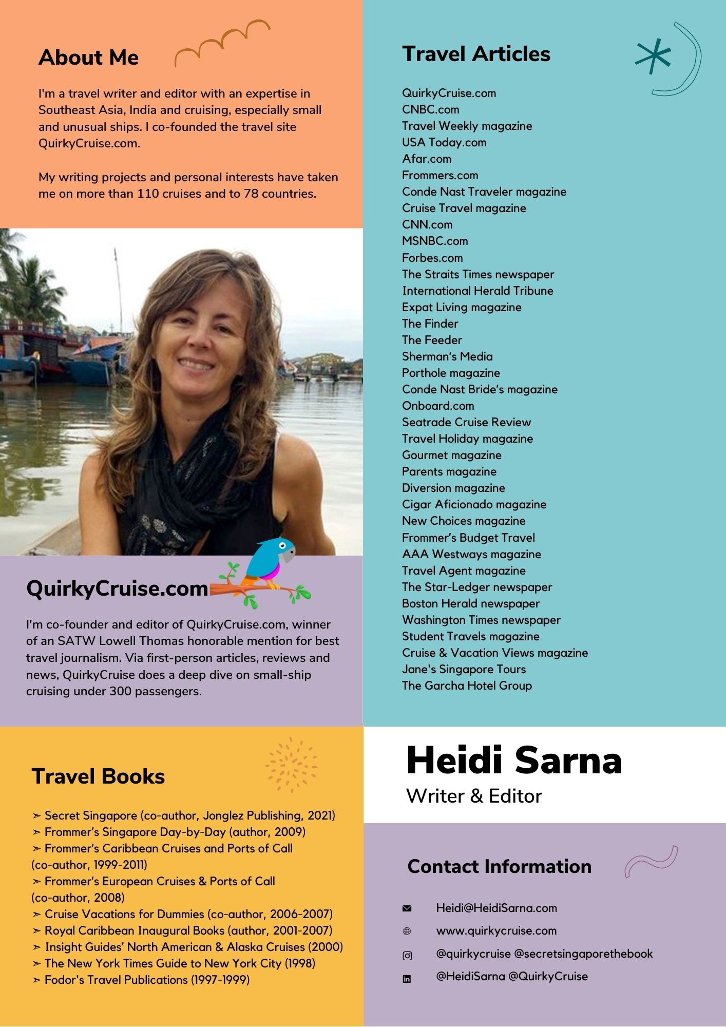 Meet Heidi Sarna Of QuirkyCruise.com