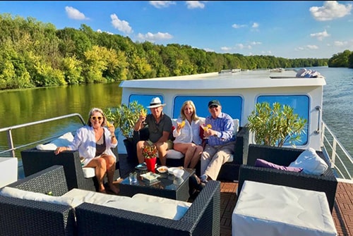 Grand Victoria luxury barge charters