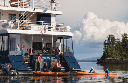 small ship Safari Endeavour in Alaska