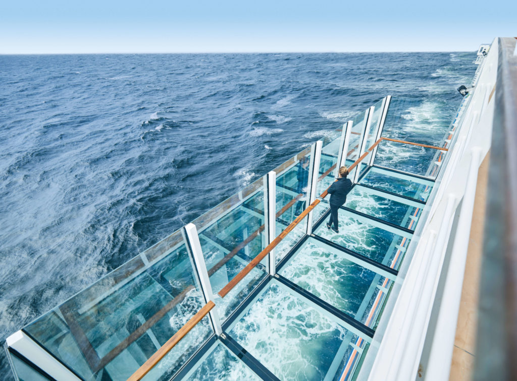 new Hanseatic Spirit glass balcony