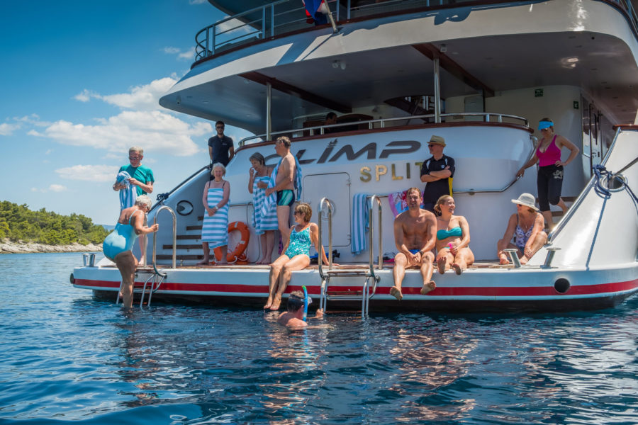 Sail Croatia swimming platform