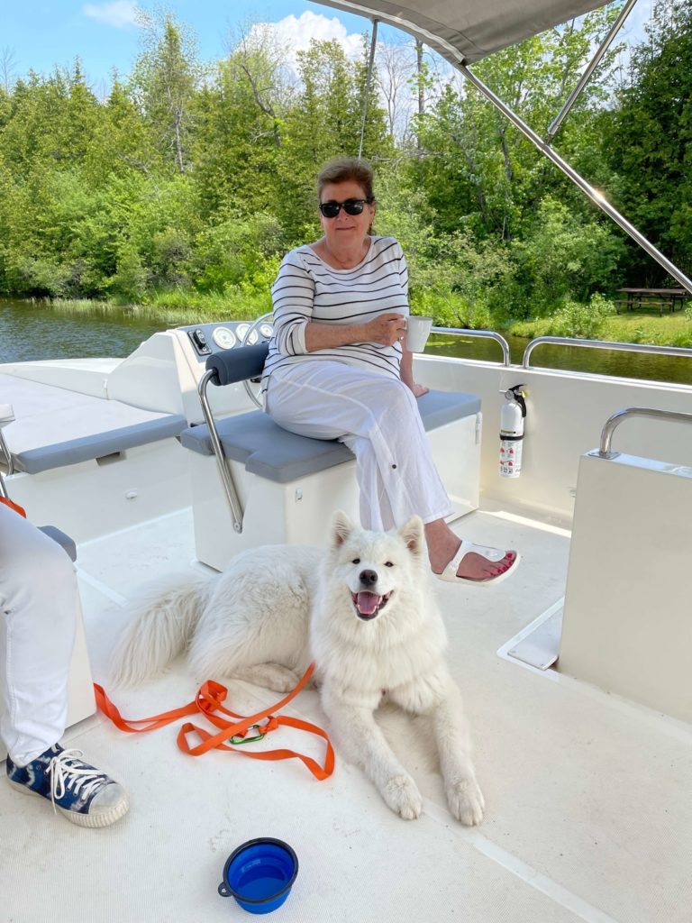 Judi Cohen on Le Boat