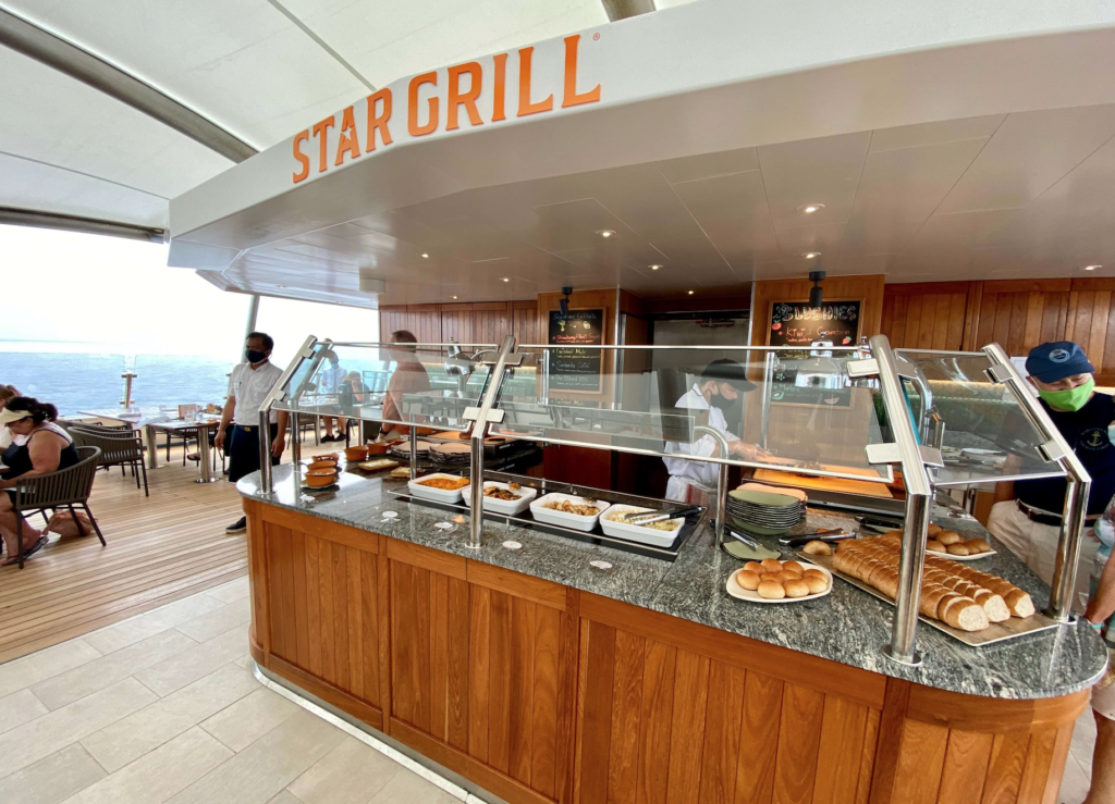The Star Grill on newly stretched Star Breeze