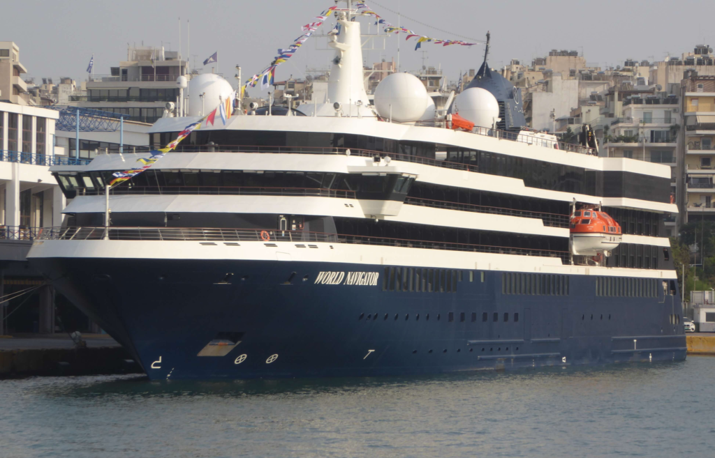 World Navigator awaits at Piraeus