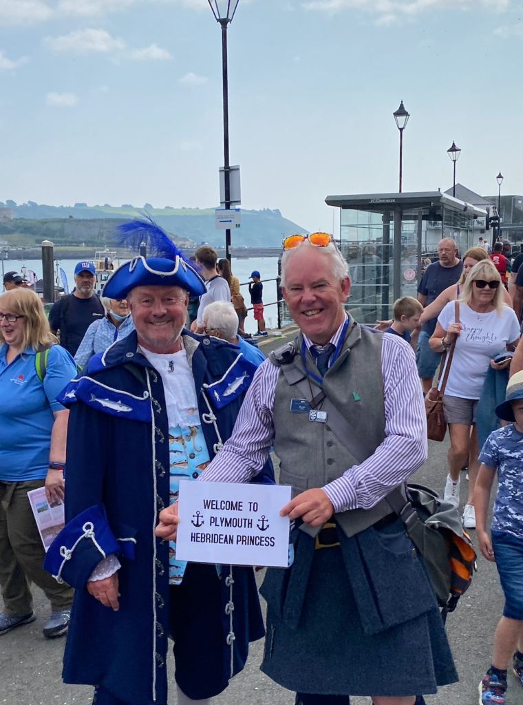 Shore visit to Plymouth with Hebridean Princess guide