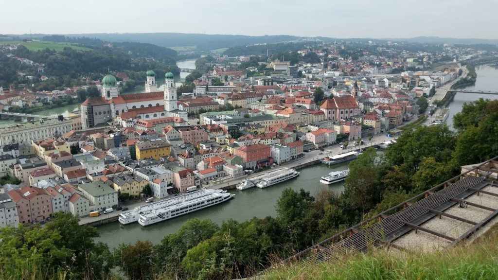 view at the top of the Passau hike