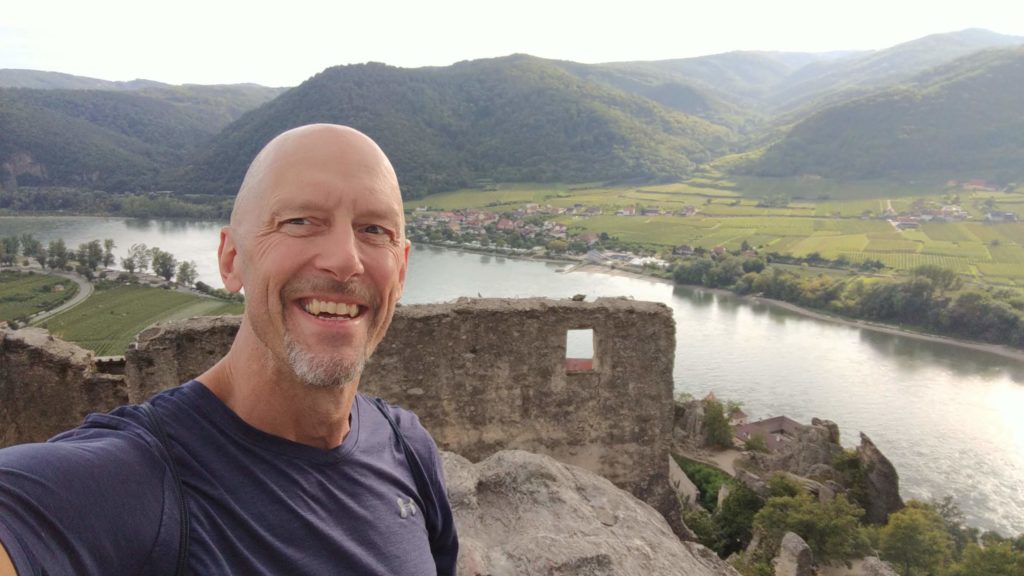Durnstein Castle selfie