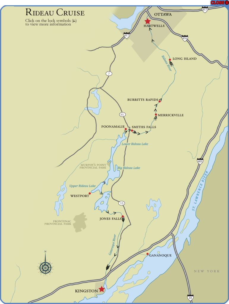 rideau canal map