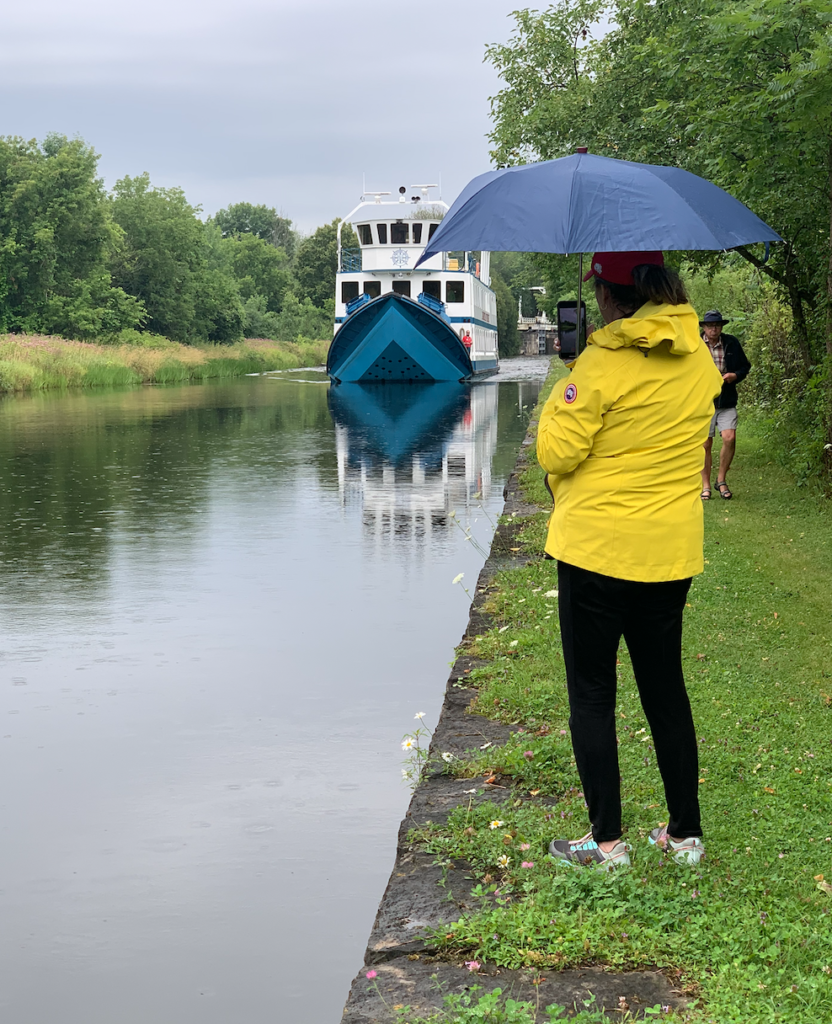 cruising Canada’s Rideau Canal and passing through the many locks