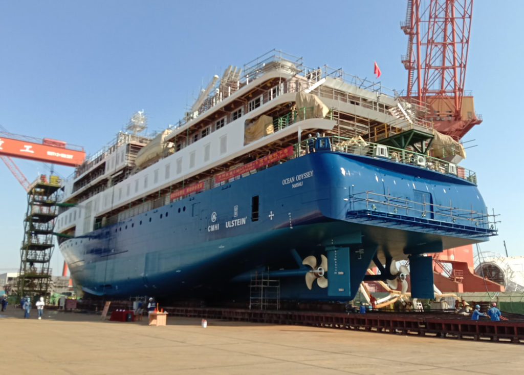 Ocean Odyssey during construction in China