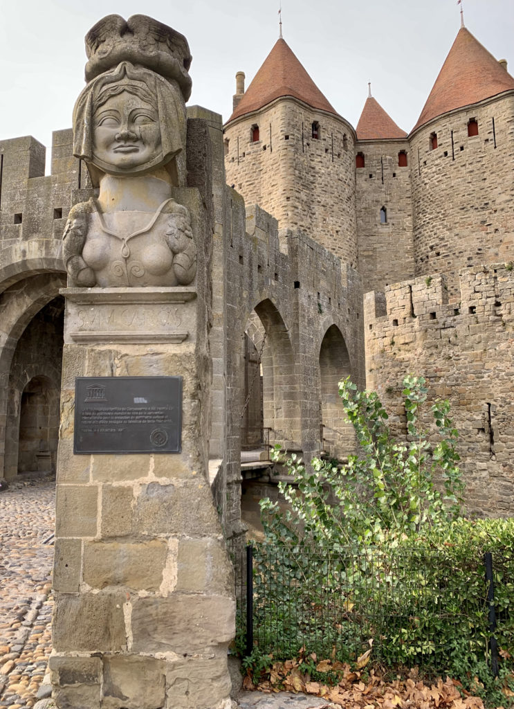 Main Gate at Carcassonne on an Anjodi barge cruise