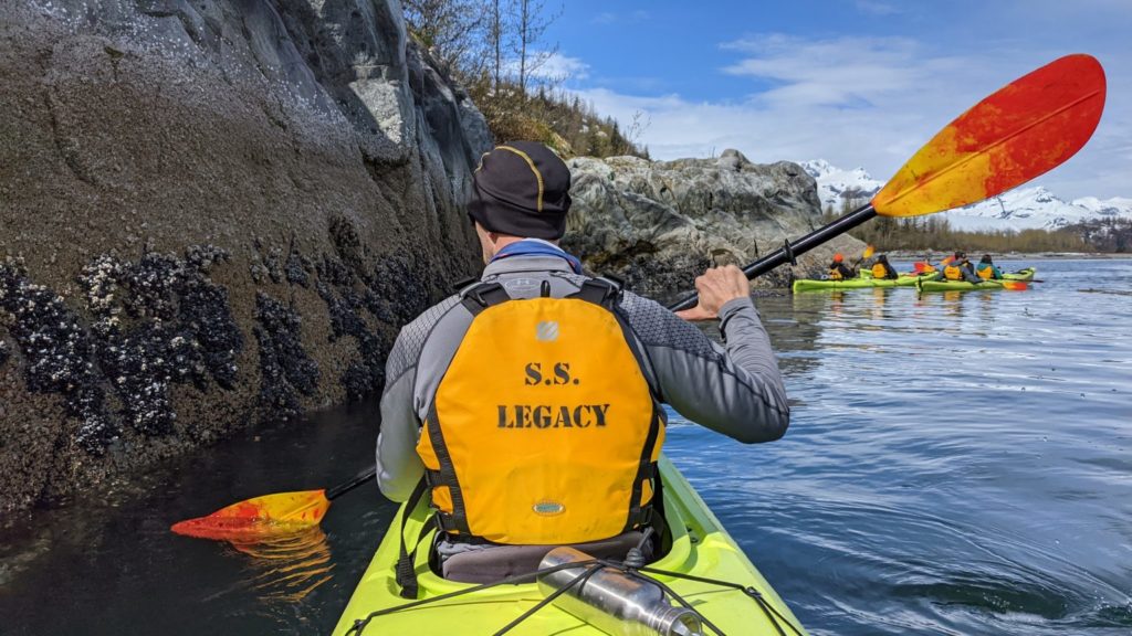 Kayaking with UnCruise Legacy cruise