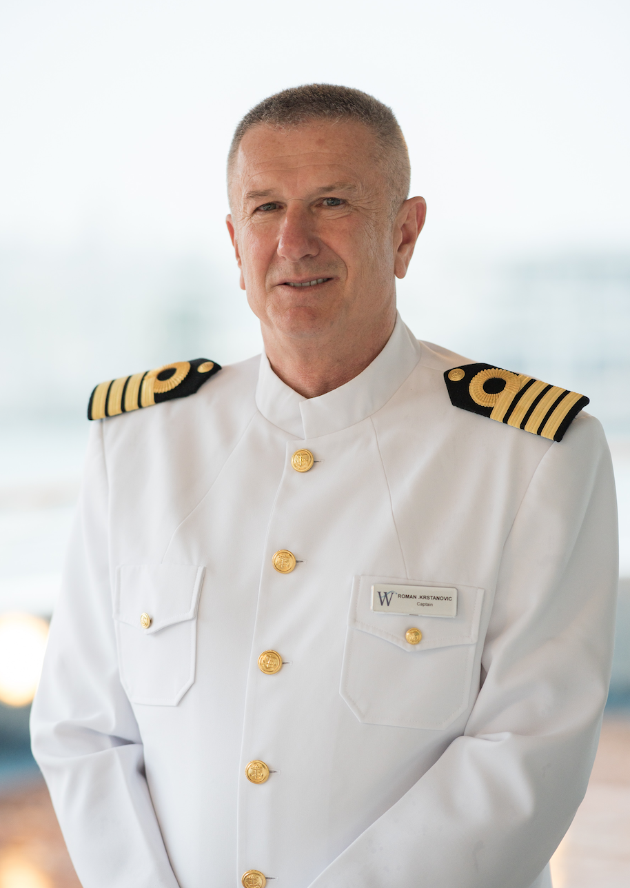 Capt. Roman Krstanovic, Windstar Cruises is a small ship cruise captain