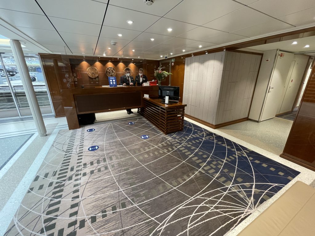 Reception area on Middle Deck of new Viking Longships