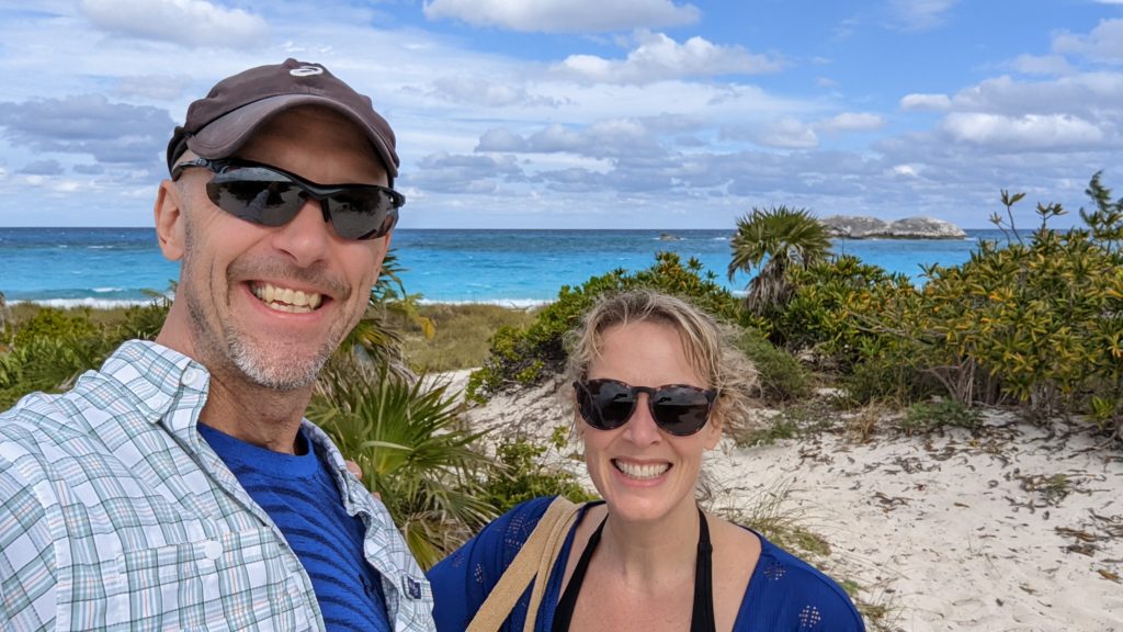 Cruise fitness on Compass Cay Hike