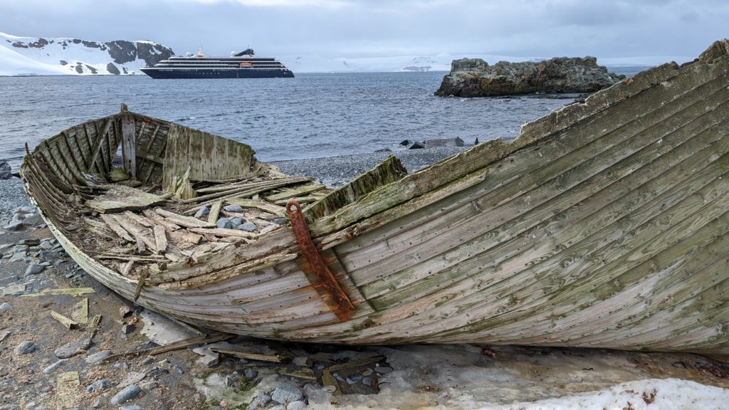 Half Moon Island ship wreck