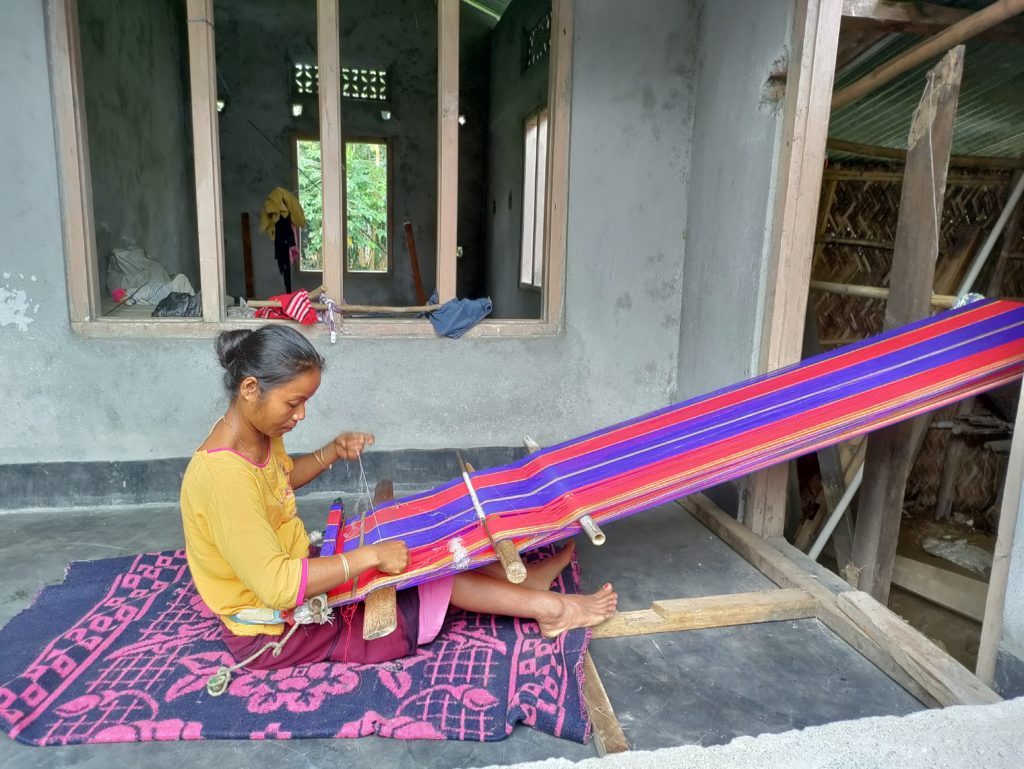 Mishmi village weaving.