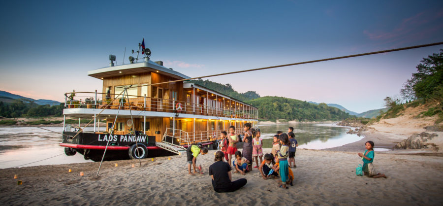 Kids under 18 cruise free on a good number of Pandaw itineraries.