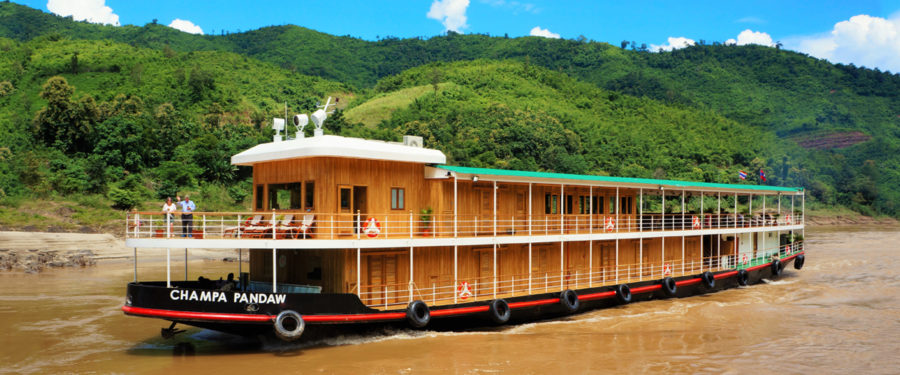 Pandaw's 17-boat fleet ranges in size from 20 to 60 passengers, including the 28-pax Champa Pandaw