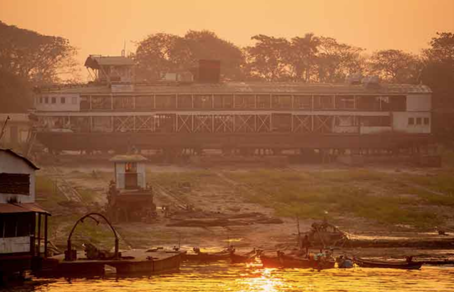 An old Irrawaddy ship from Pandaw blog