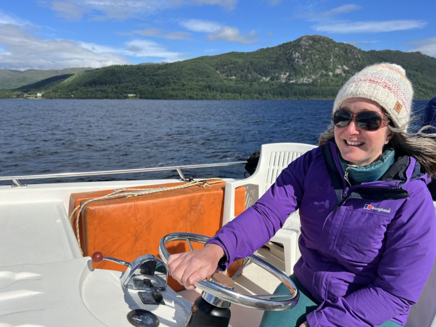 Driving the Magnifique on the Caledonian Canal