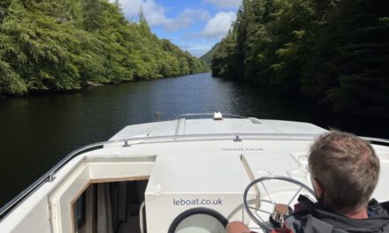 Caledonian Canal Cruising in Beautiful Scotland on a Self-Drive Le Boat