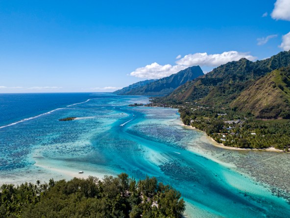 Moorea, in the Society Islands of French Polynesia