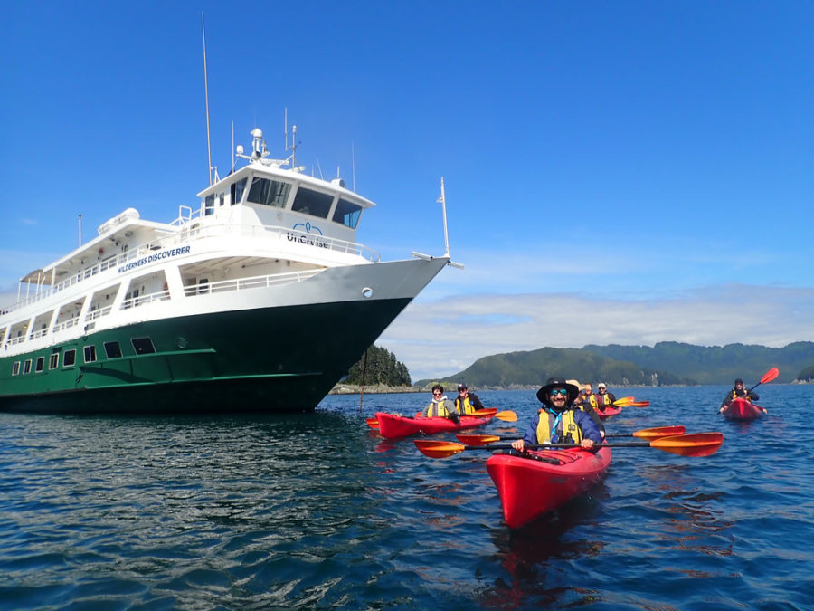 76-pax Wilderness Discoverer offers UnCruise family offers