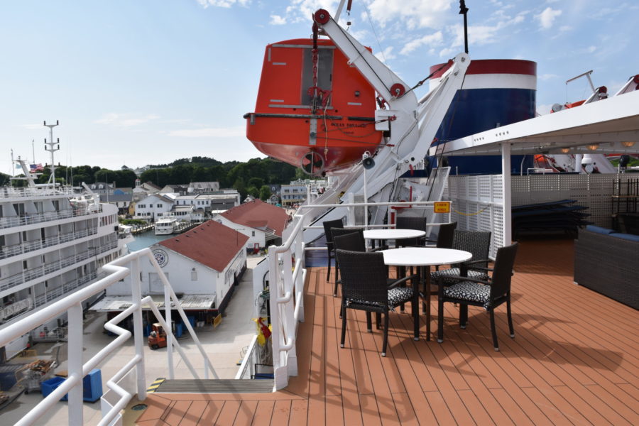 The Sun Deck on Ocean Voyager
