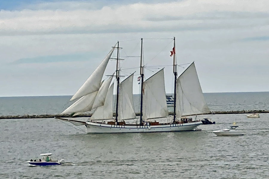 t tall ships parade in Cleveland