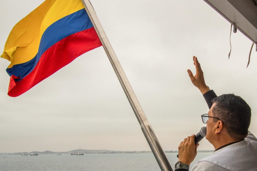 New National Geographic Islander II files the Ecuadorian flag