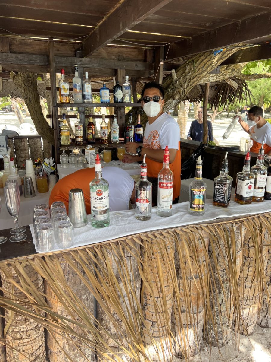 Tiki Bar on Moto Mahaea, Windstar's private island