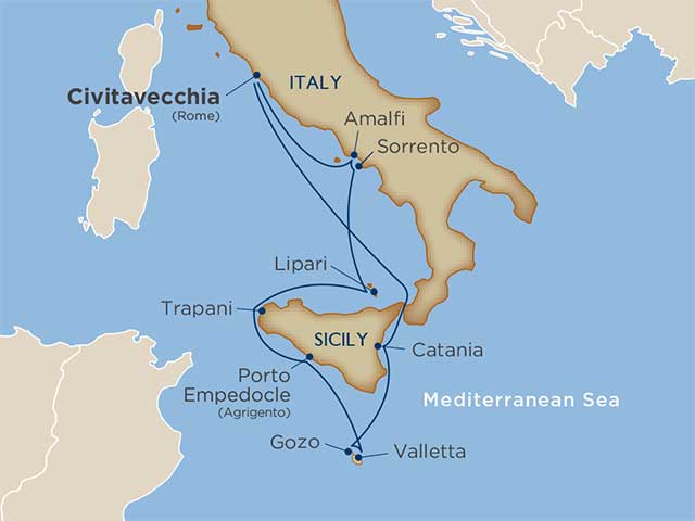 Windstar One Week Sale includes Sicilian Splendors cruise