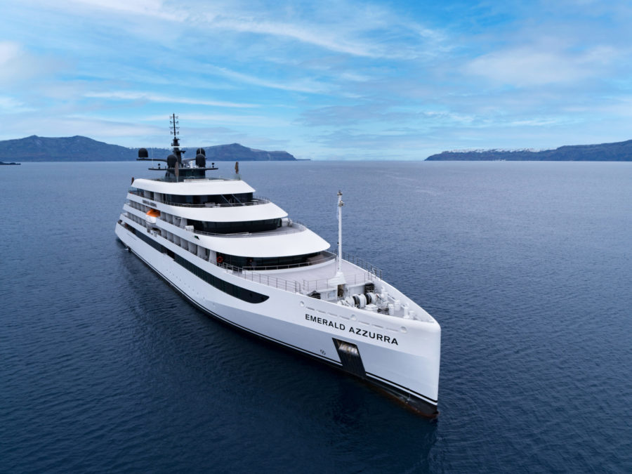 New yacht cruise ships include the 100-passenger Emerald Azzurra