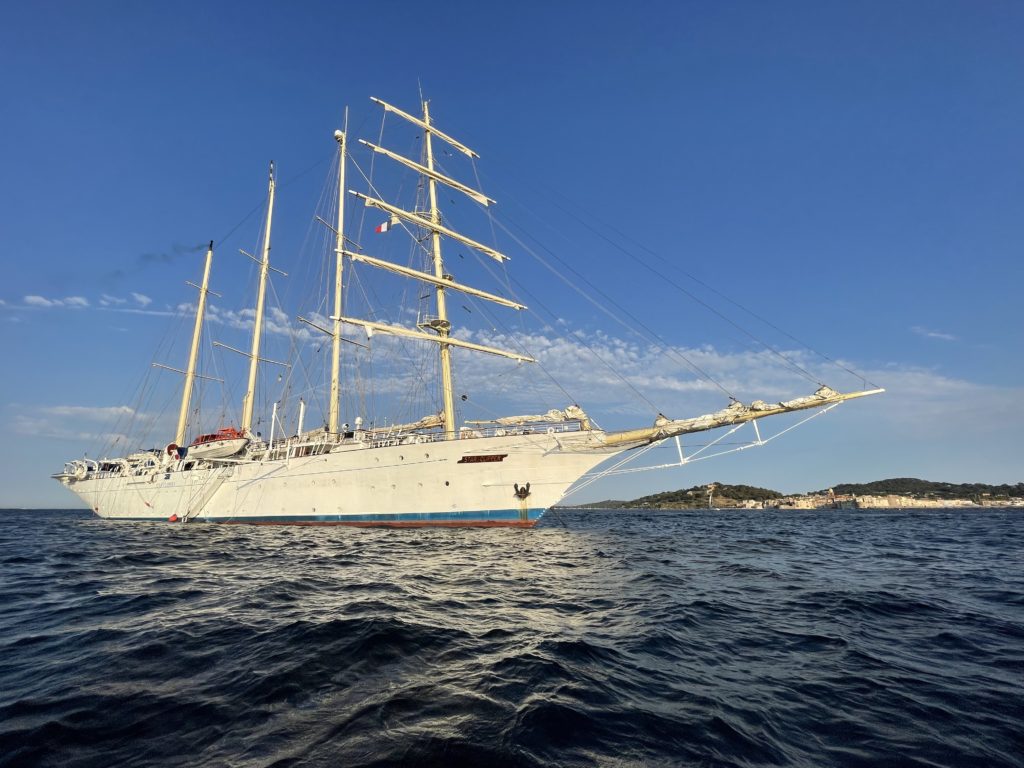 Saint Tropez on a Star Clipper cruise